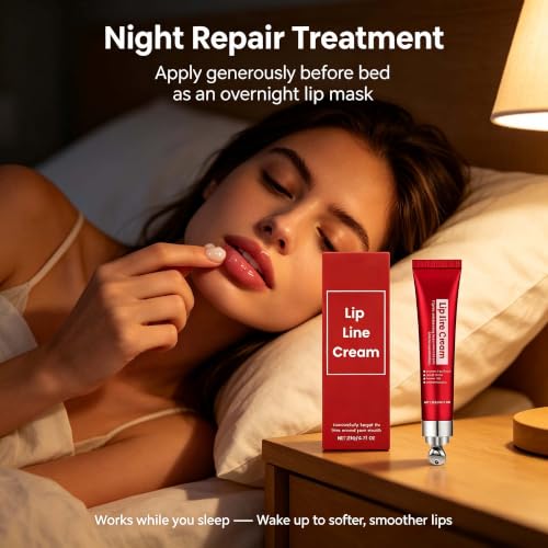 MildMane Collagen Lip Repair Cream with Jojoba Oil - Hydrating Anti-Aging Lip Treatment, 0.71 oz