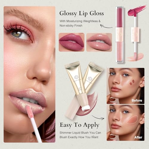 Color Nymph All-in-One Makeup Set for Beginners with Travel Bag