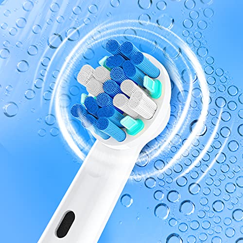BUKURII Bk25 Floss-Like Electric Toothbrush Replacement Heads for Oral B, 4 Pack