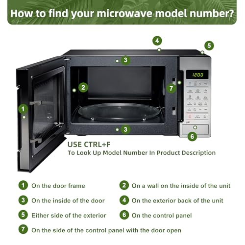 9.6-Inch Microwave Turntable Plate for Galanz & Compatible Models