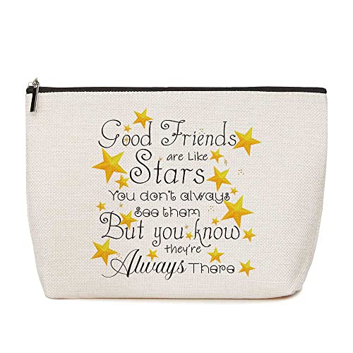 HOWDOUDO Beige Travel Makeup Bag for Women - Waterproof Cosmetic Organizer