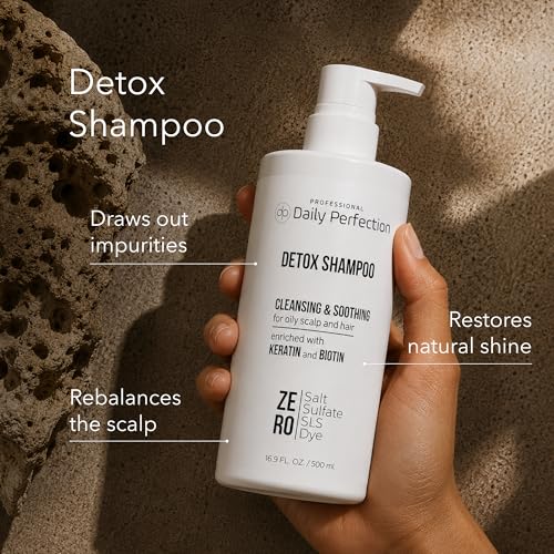 Detox Shampoo with Biotin & Keratin - 16.9 Fl Oz Daily Perfection