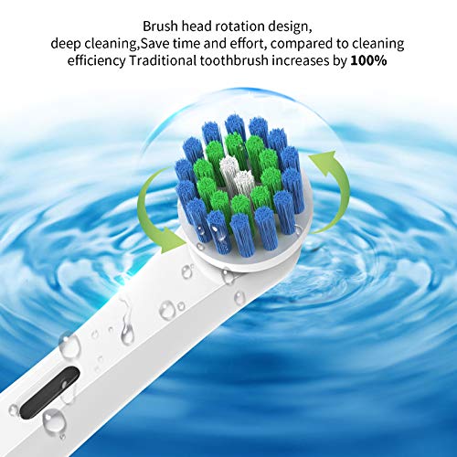 4 Pack Replacement Toothbrush Heads for Oral-B Electric Toothbrush