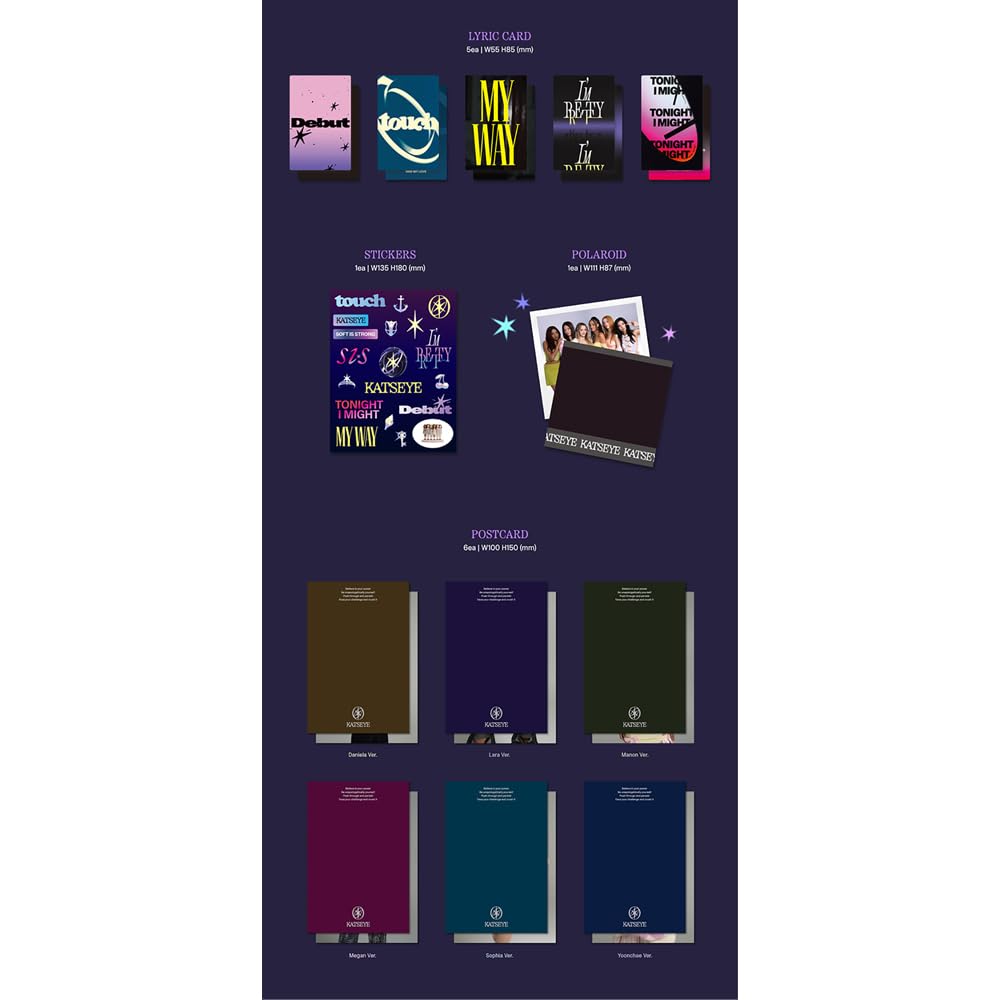 KATSEYE [1st EP Album SIS SOFT IS STRONG](STRONG Ver) + 3 Extra Photocards Set