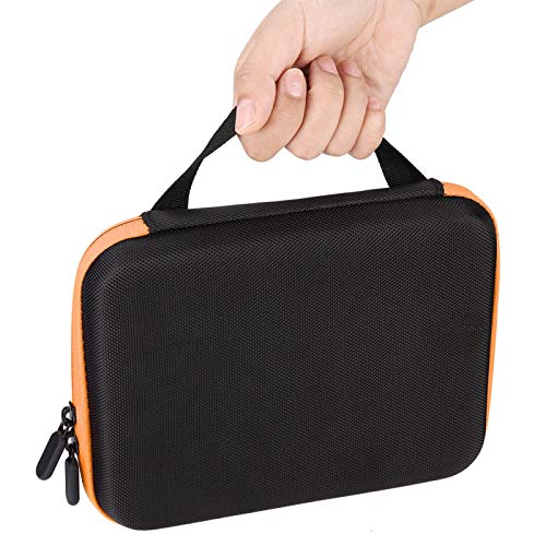 Essential Oil Carrying Case - 63-Slot Hard EVA Storage Organizer (Orange)