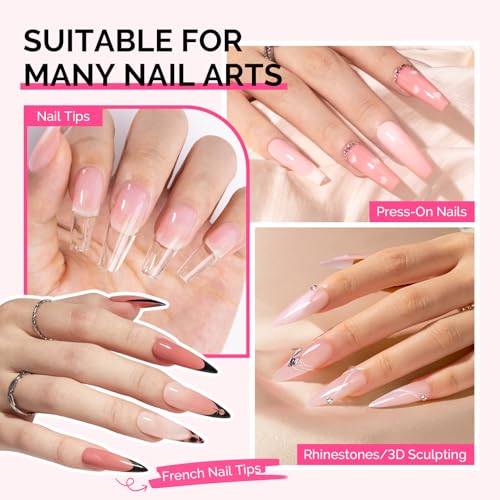 MelodySusie Strong Nail Glue - Quick Dry, Long Lasting 15ml