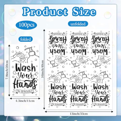 100 Disposable Hand Towels - Soft Paper Guest Napkins for Bathroom