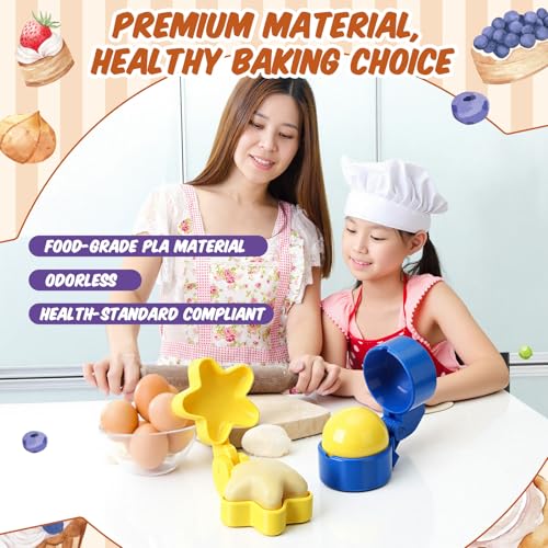 Yiyiring Cake Pop Mold Set - 2 Shapes: Round & Star for Baking