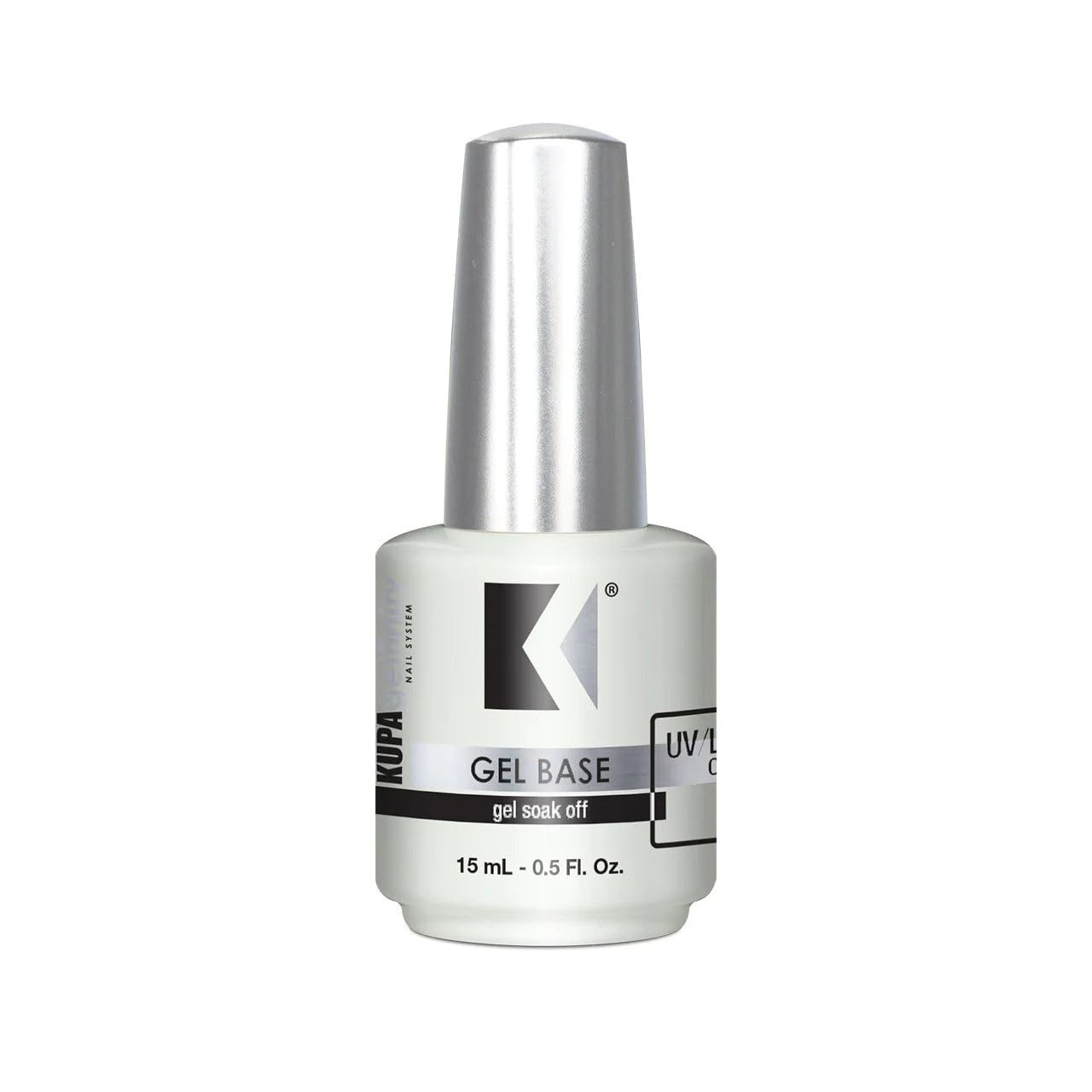 KUPA GelFinity Soak Off Gel - Matte Top Coat (No Wipe) 0.5 Fl Oz