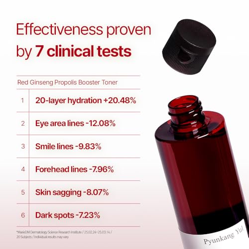 Pyunkang Yul Red Ginseng Propolis Booster Toner for Hydration & Elasticity