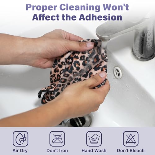 Self-Adhesive Makeup Bag - Portable 21.65 Inch Leopard Pouch