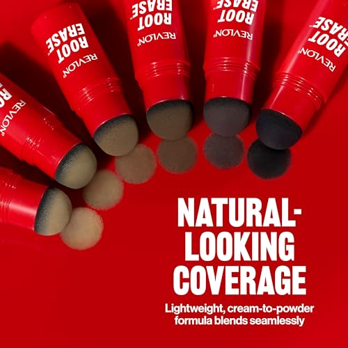 Revlon Root Erase Hair Concealer 01 Black - 0.1 Ounce Instant Gray Coverage