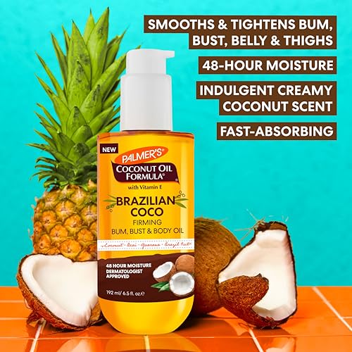 Palmer's Cocoa Firming Body Oil with Coconut Oil - 6.5 Fl Oz