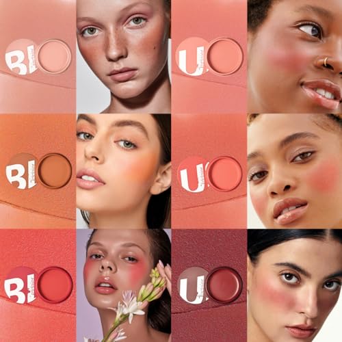 MAEPEOR Cream Blush 9 Color Set Color 01 — Buildable, Long-Lasting Powder Blush