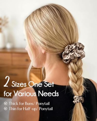 YANIBEST Satin Scrunchies for Hair Care - 8 Pack, No Damage