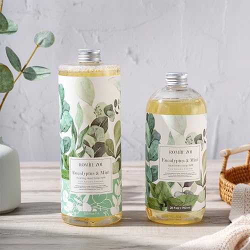 ROMIIE ZOI Eucalyptus & Mint Foaming Hand Soap Refill - 1L