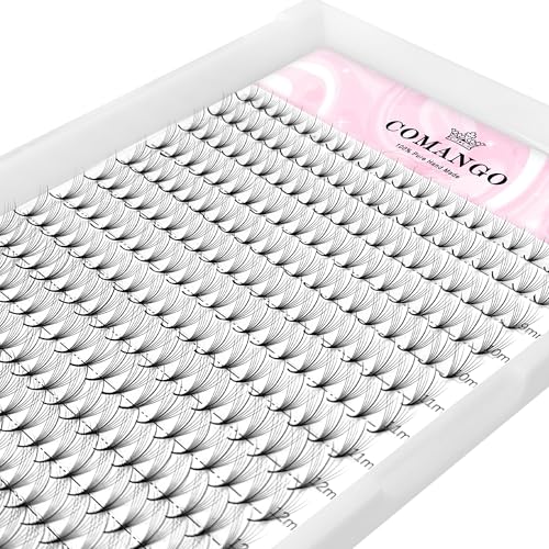 CoMango 300 Fans 7D Wispy Premade Lash Extensions 0.07mm C/D