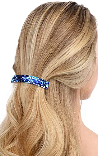 HYFEEL French Barrettes for Women - Classic Tortoise Shell, 3 Pack