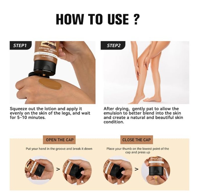 Tattoo Cover Up Makeup - Waterproof Body Concealer for Scars & Varicose Veins | No Transfer, All Skin Tones, Medium (#2)