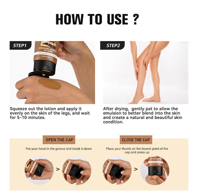 Tattoo Cover Up Makeup - Waterproof Body Concealer for Varicose Veins & Scars | All Skin Tones, No Transfer, Golden Shade