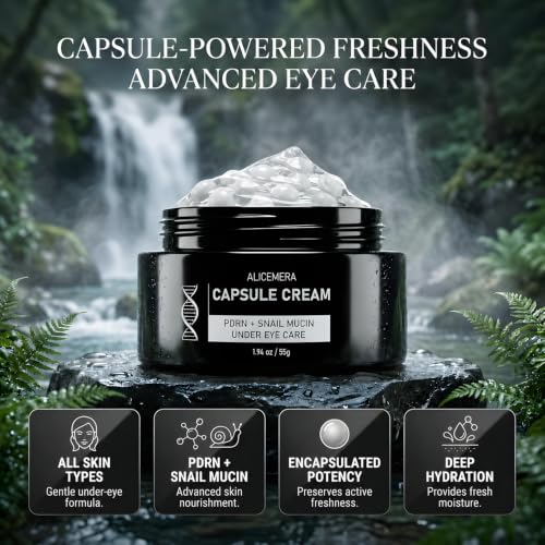 Men's Anti-Aging Eye Cream with PDRN Snail Mucin 1.94 oz for Dark Circles