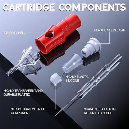 1205RL Tattoo Cartridge Needles - 20 Count #12 Round Liner