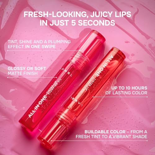 Lamel Candy Pink Tinted Lip Oil – All-in-One Moisturizing Glow
