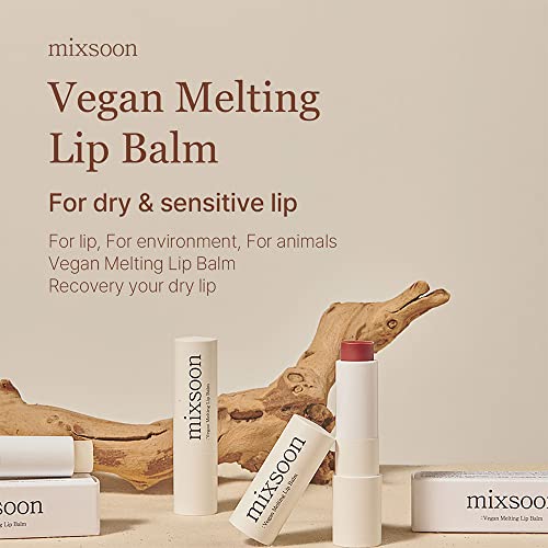 mixsoon Vegan Melting Lip Balm - Moisturizing Shea Butter Treatment