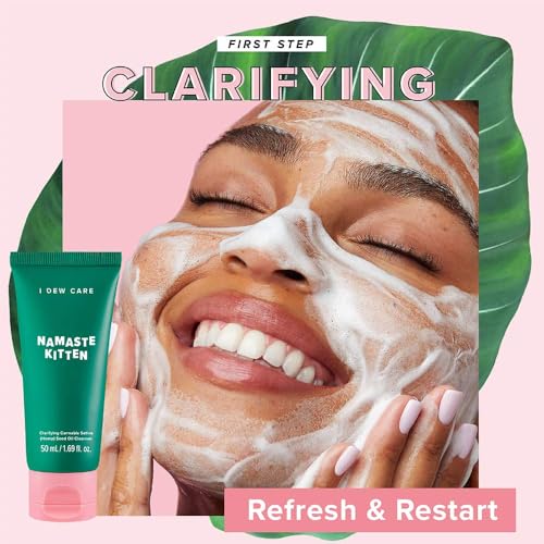 I DEW CARE Calming Kitten My Balance On Skincare Set - Heartleaf, Serum & Clay Mask