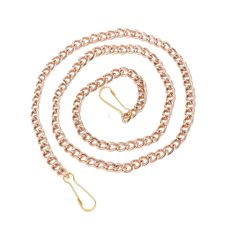 SANGLE SOPFFY Gold Metal Stained Glass Hanging Chain Kit - 4PC, 30 Inch