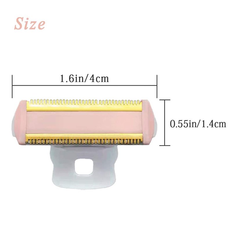 6PCS Women Shaver Replacement Heads for Finishing Touch Flawless Body Rechargeable Ladies Shaver Hair Remover Heads (Pack of 6)