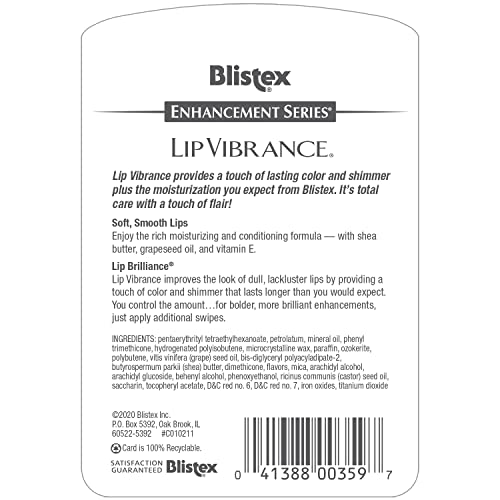 Blistex Lip Vibrance Lip Protectant, 0.13 oz (Pack of 2)