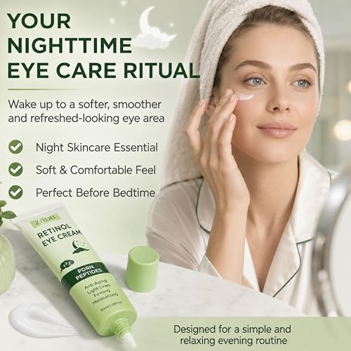 ZIIDII Retinol Eye Cream with PDRN & Peptides - 1.06 fl oz Anti-Aging Under Eye Treatment