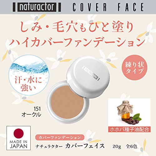 メイコー化粧品 Naturactor Cover Foundation Spotscover 20g (151) - Flawless Skin Concealer