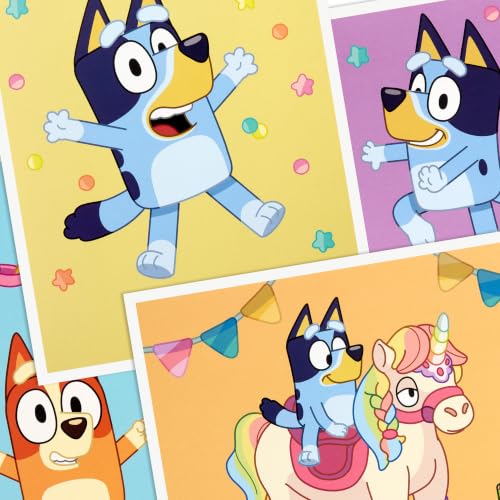 Hallmark Bluey Birthday Cards for Kids - 16-Pack with Envelopes