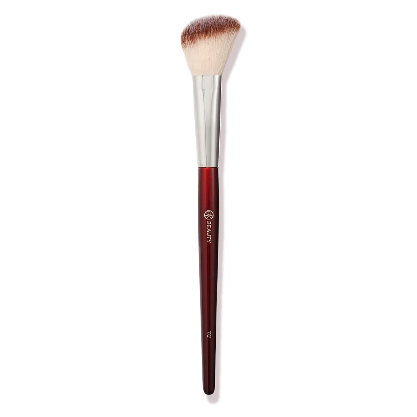 BK Beauty Small Angled Face Brush - Precise Blush Brush for Natural Blending | Ideal for Smaller Faces & Highlighting