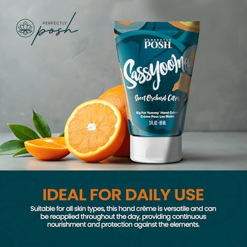 Perfectly Posh Sassyooma Citrus Hand Crème - Moisturizing Hand Cream 89ml