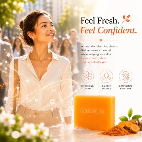 Kojic Acid & Turmeric Soap Bar - Dark Spot Remover for Face & Body