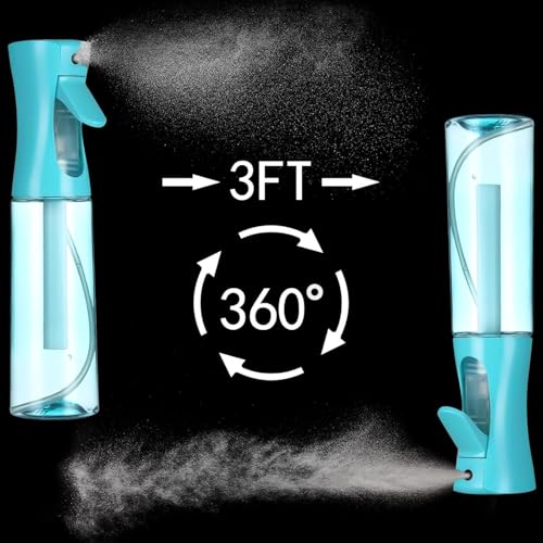 HIVEKLY Continuous Fine Mist Spray Bottle for Hair & Plants