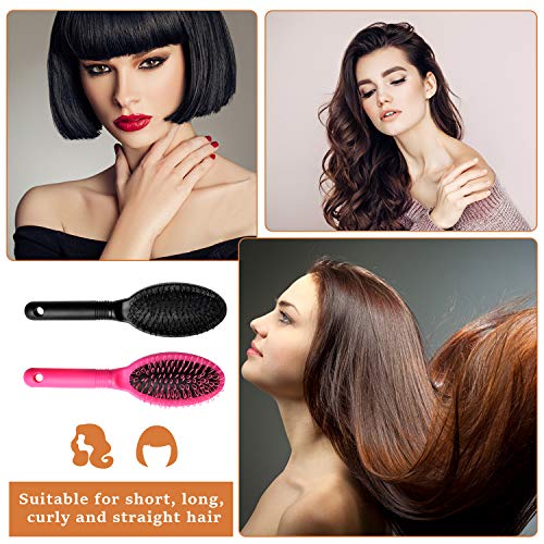 Akamino Loop Wig Brush Set - 2 Detangler Brushes for Hair Extensions