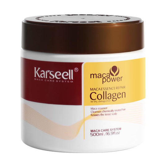 Collagen Hair Mask - Deep Repair Treatment with Argan Oil for All Hair Types | 16.90 oz (500ml)