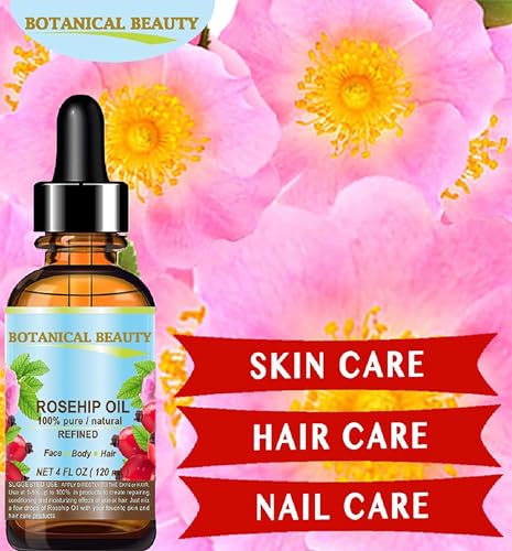 Rosehip Seed Oil 100% Pure Cold-Pressed Carrier Oil (1 Fl Oz)
