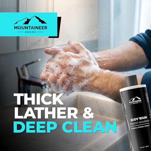 Mountaineer Brand Tundra Body Wash for Men | 100% Natural 12oz