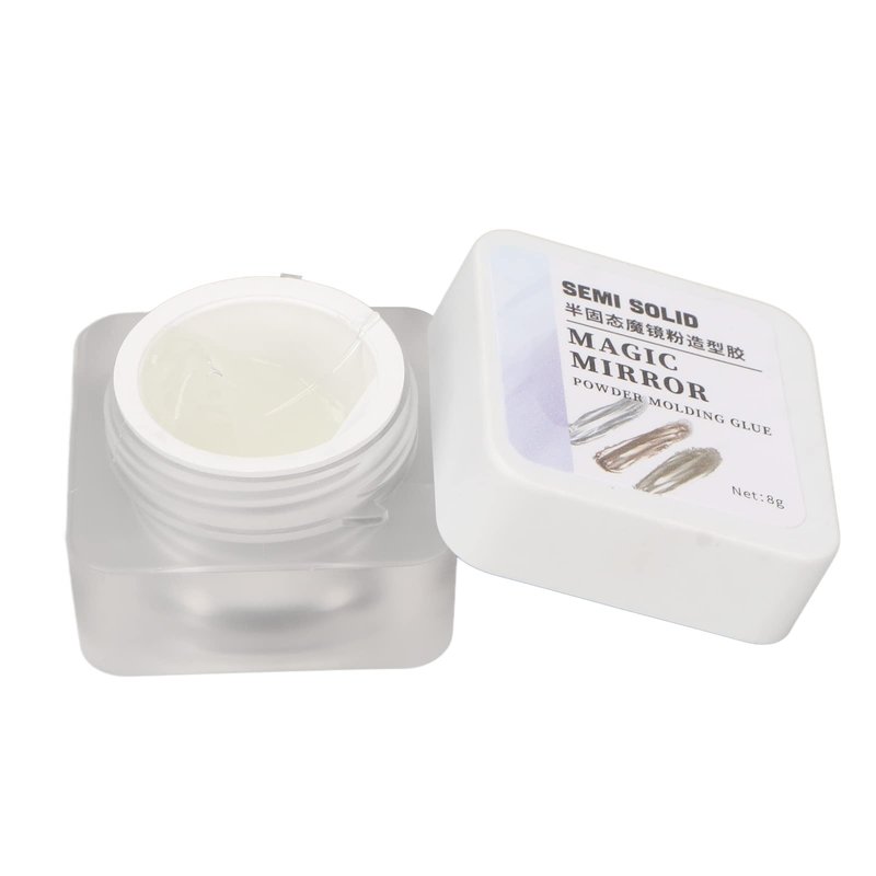 Mirror Powder Glue - Professional Nail Art Rhinestone Metallic Powder Glue with High Performance