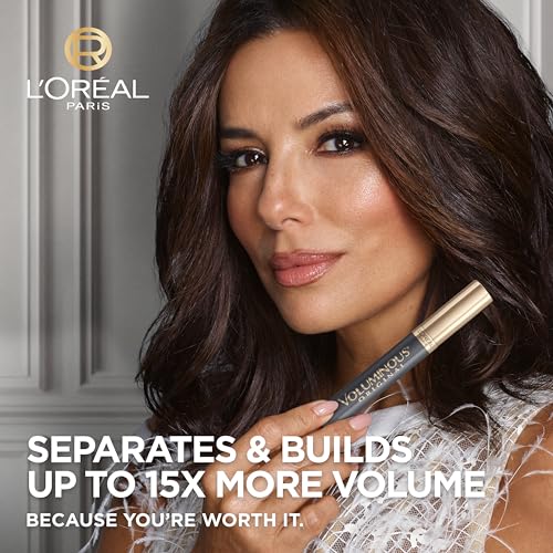 L'Oreal Paris Voluminous Mascara - Black Brown, 0.26 Fl Oz (Pack of 2)