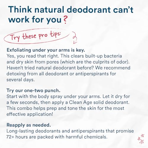 Clean Age Cedar Body Spray & Deodorant for Teens - 4 Fl Oz