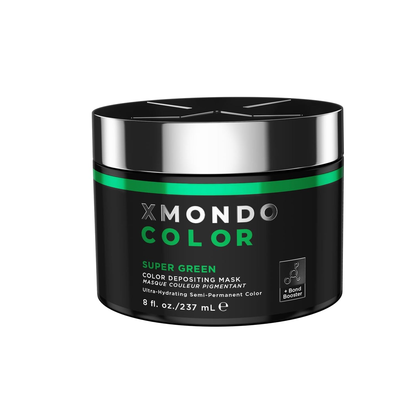 XMONDO Color Amber Depositing Hair Mask - Vegan Semi-Permanent Orange Red Dye | 8 Fl Oz, Infused with Bond Booster & Hyaluronic Acid