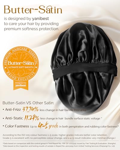 YANIBEST Small Satin Bonnet for Men | Comfortable Sleep Cap for Waves