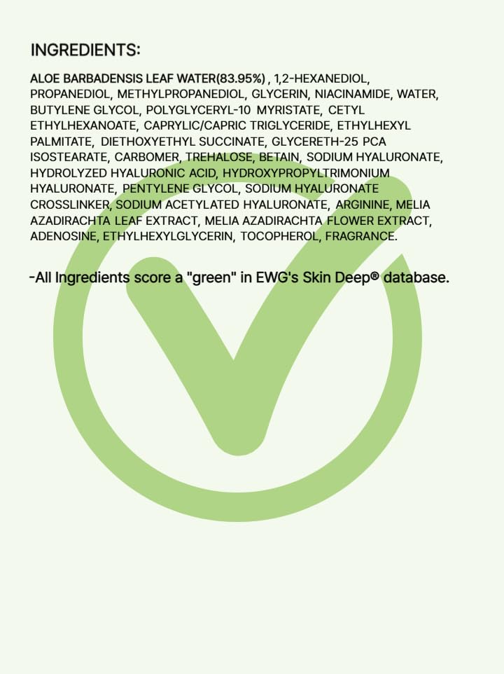 Aloe Vera Moisturizing Ampoule 50ml - Hydrating & Calming Skin Care