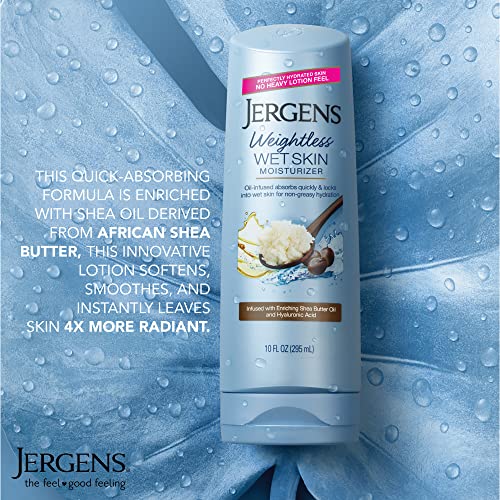 Jergens Wet Skin Body Moisturizer with Shea Butter - 10 Oz